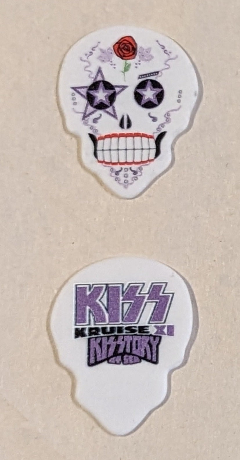 KISS Kruise XI SKULLS Day of the Dead Guitar Picks