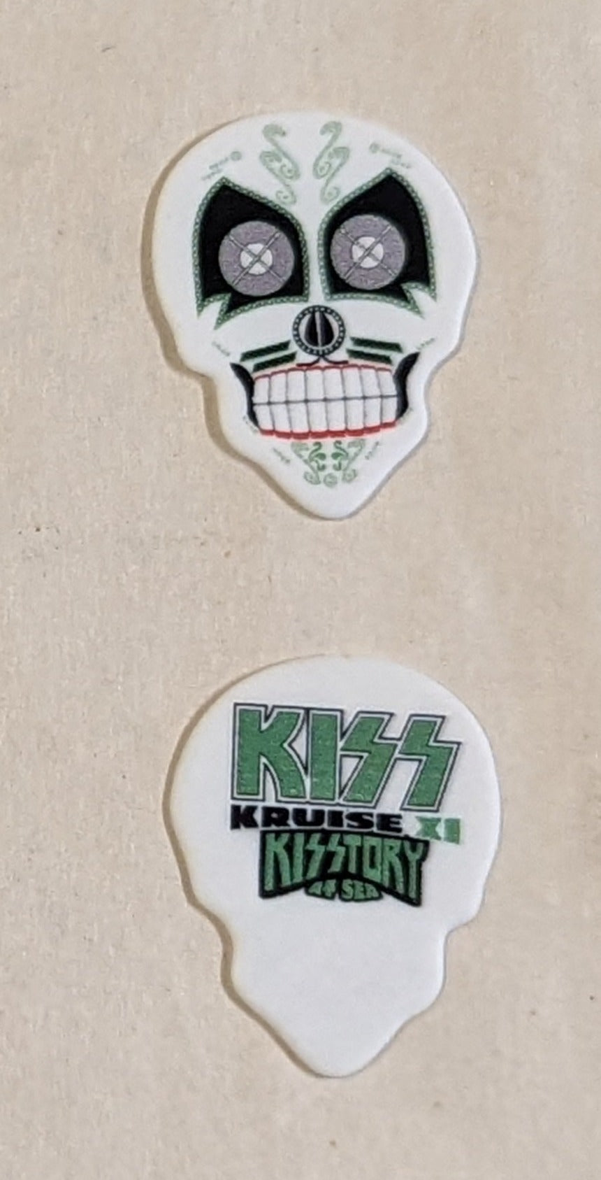 KISS Kruise XI SKULLS Day of the Dead Guitar Picks