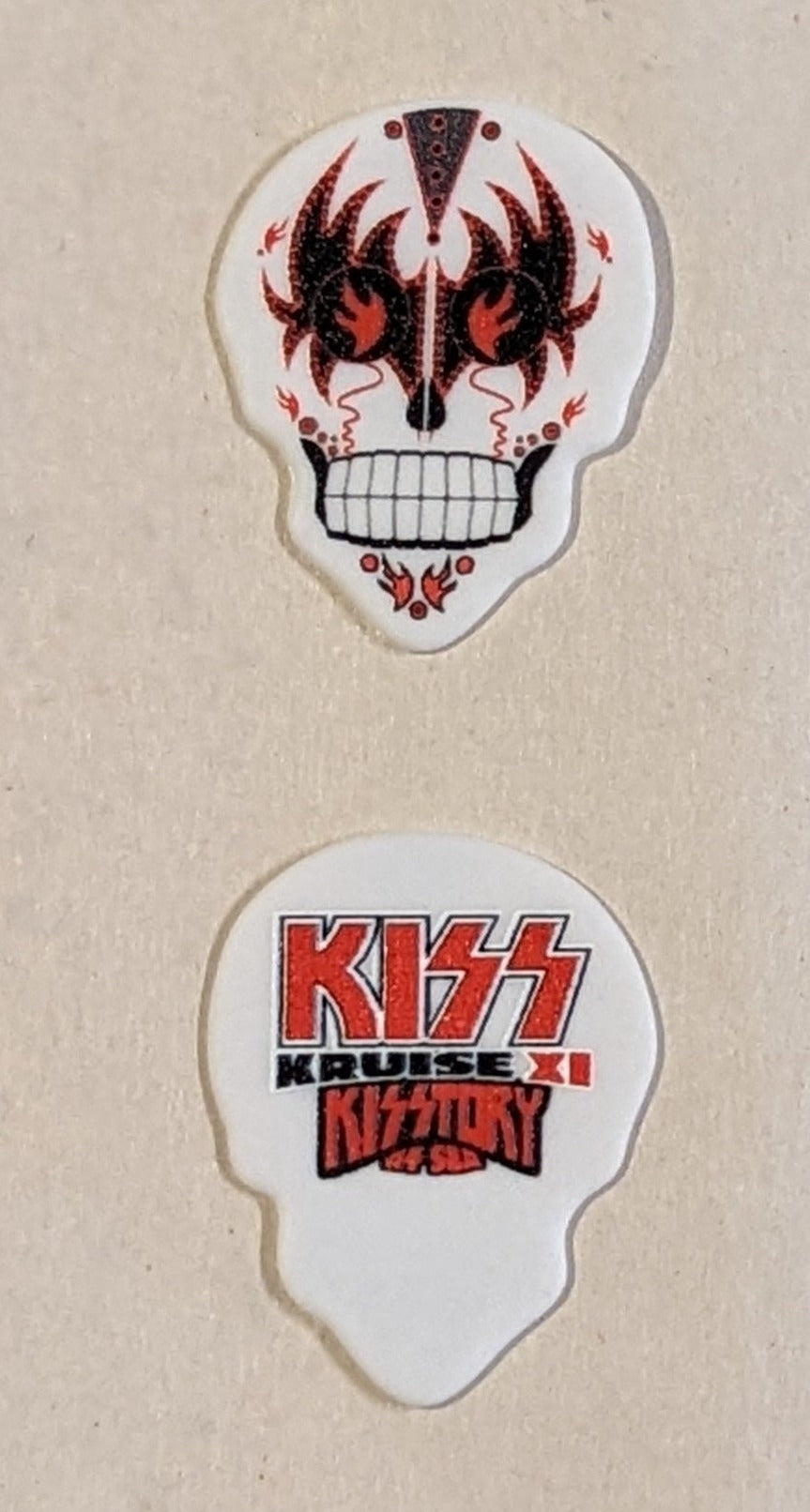 KISS Kruise XI SKULLS Day of the Dead Guitar Picks