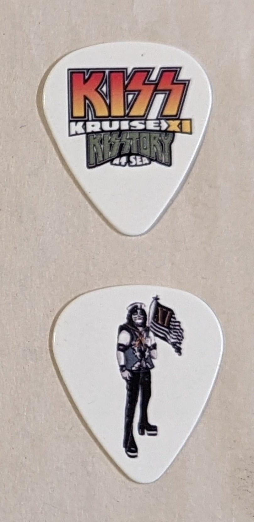 KISS Kruise XI Theme Night ANCHORS AWEIGH 2022 Guitar Picks