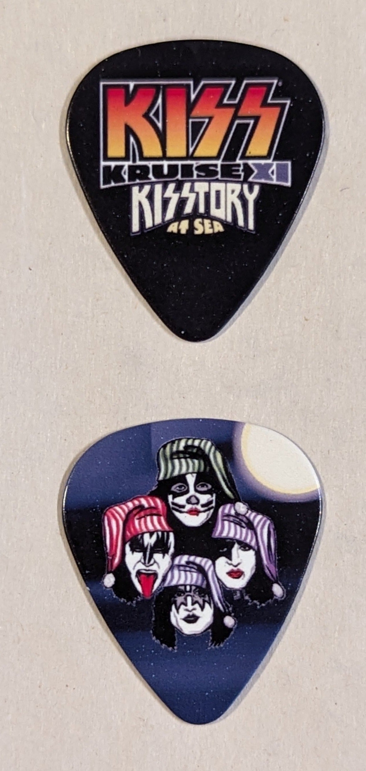KISS Kruise XI Pajama Party Theme Night Guitar Pick