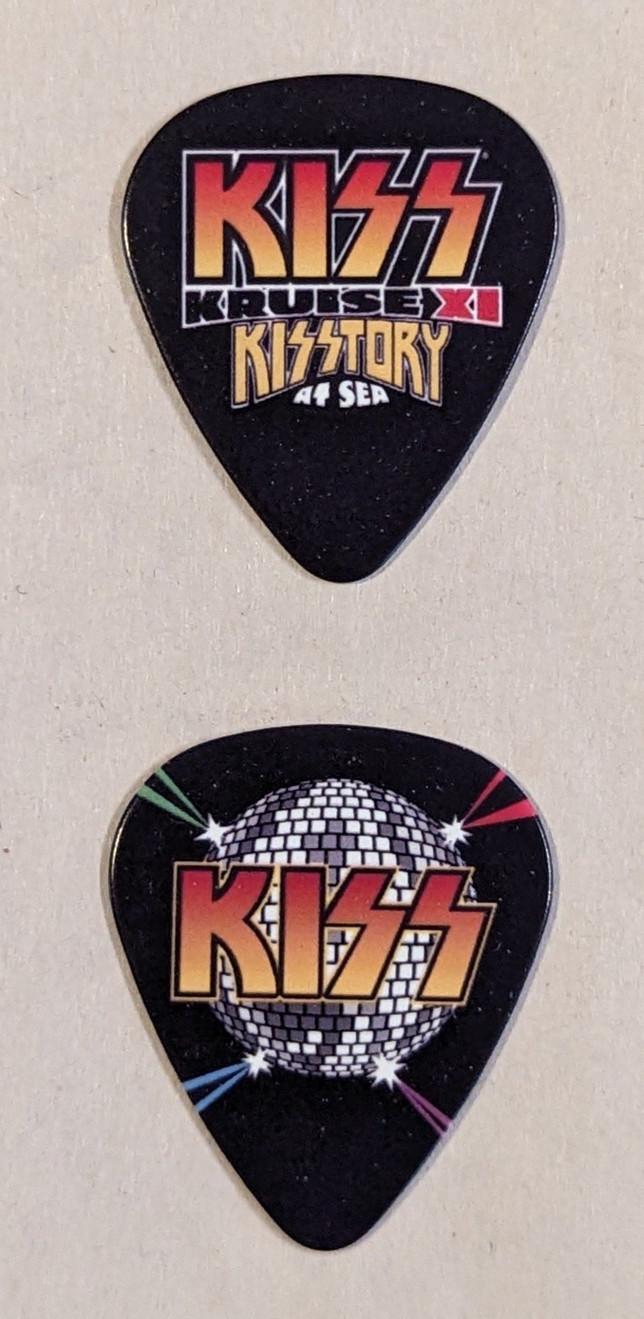 KISS Kruise XI 70s Theme Night Guitar Pick
