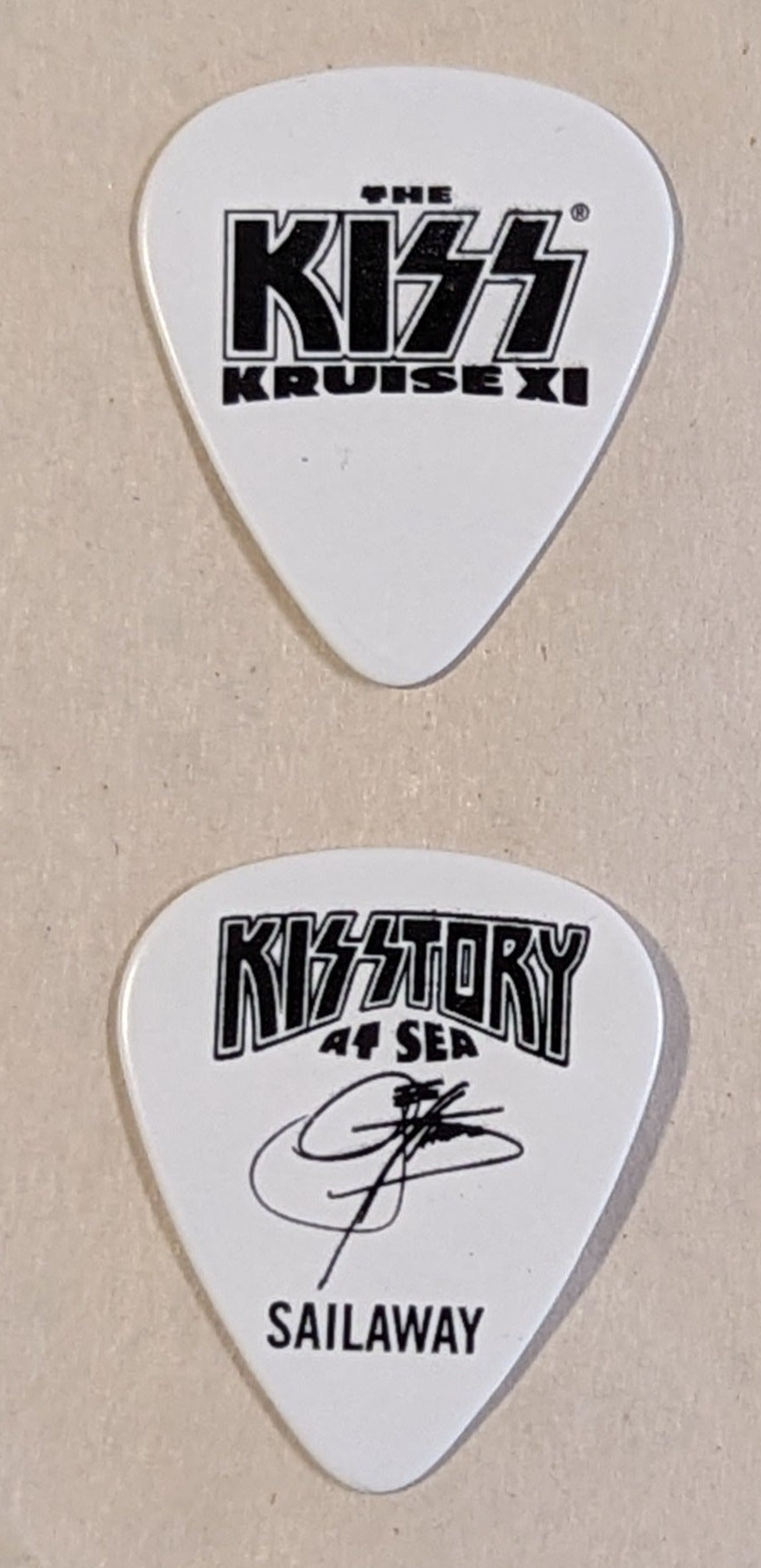 KISS Kruise XI Sailaway Guitar Picks