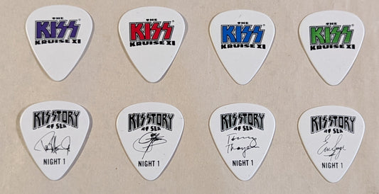 KISS Kruise XI Night 1 Guitar Picks