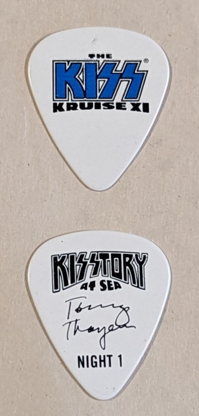 KISS Kruise XI Night 1 Guitar Picks