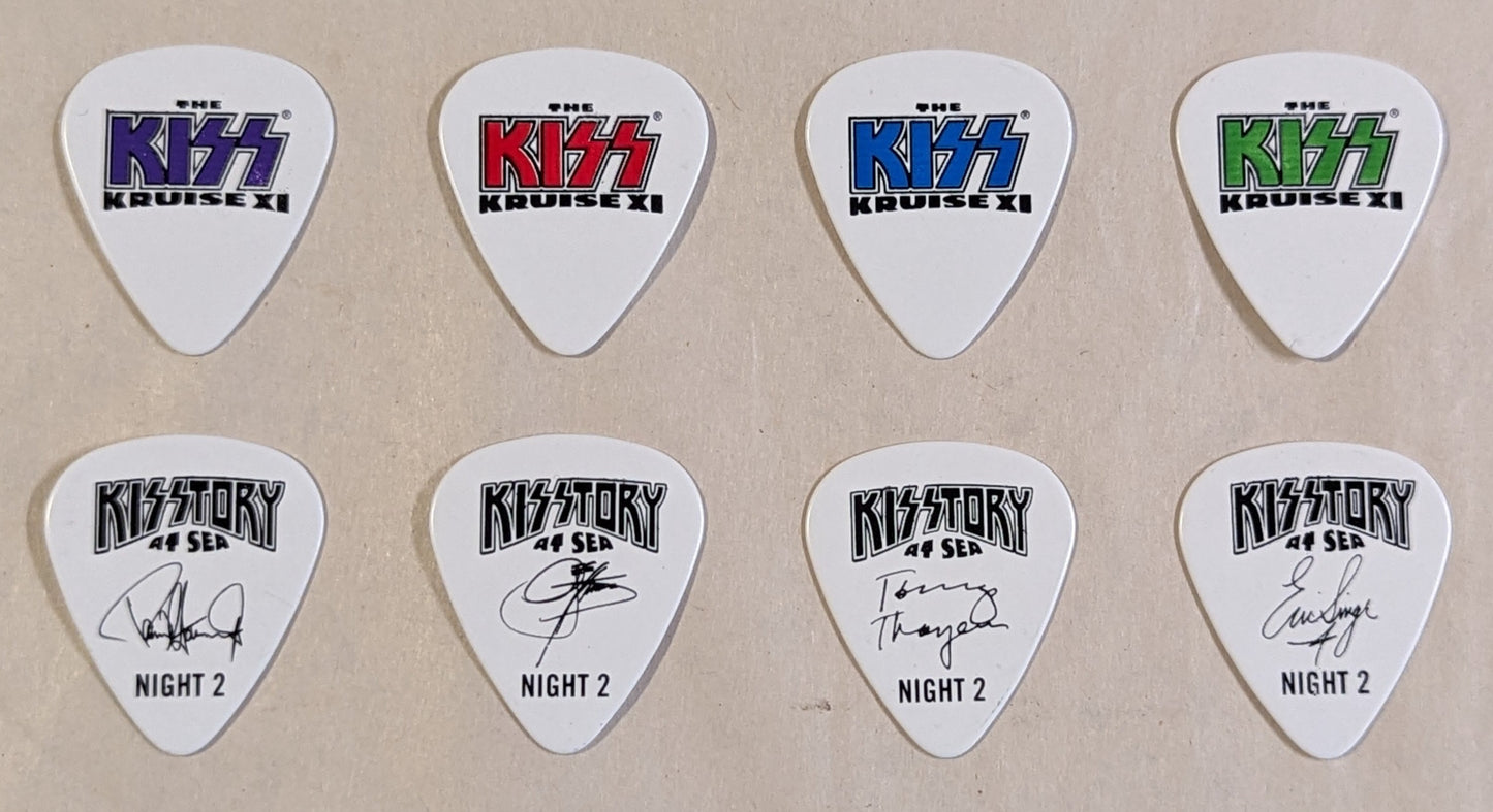 KISS Kruise XI Night 2 Guitar Picks