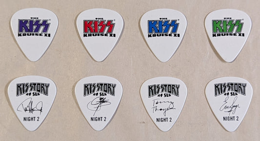KISS Kruise XI Night 2 Guitar Picks
