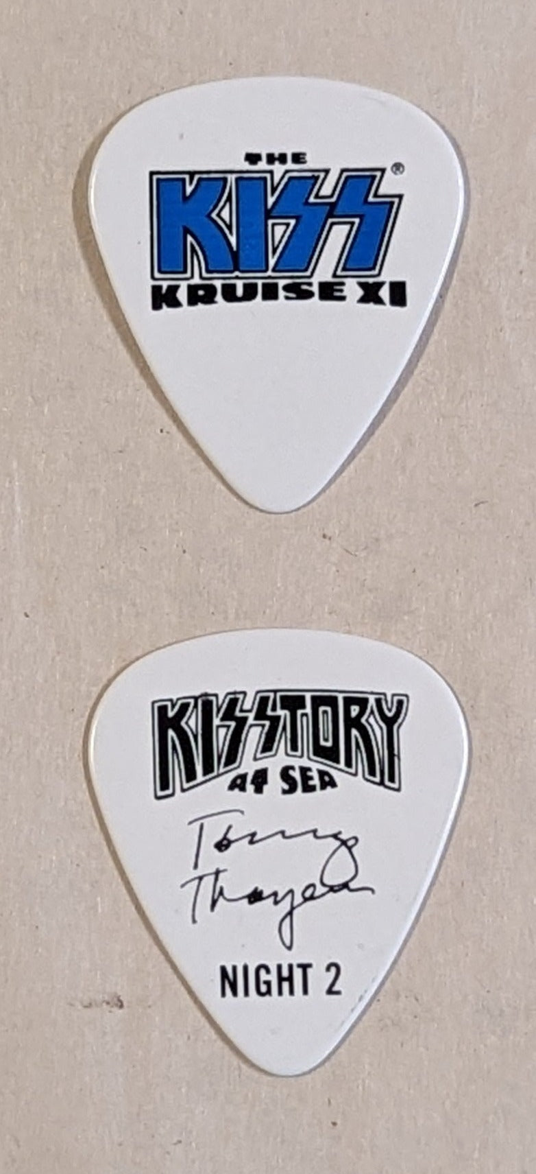 KISS Kruise XI Night 2 Guitar Picks