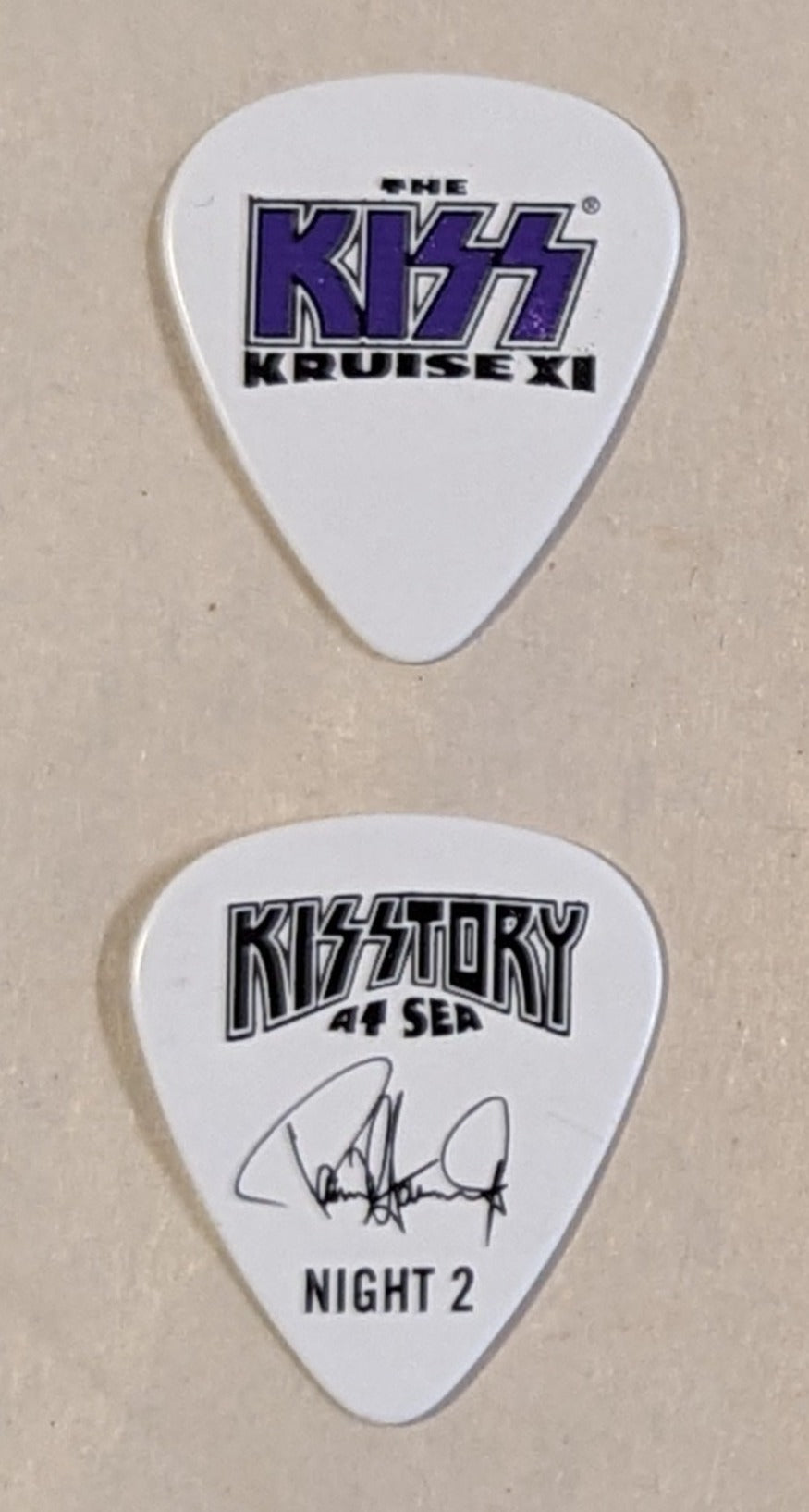 KISS Kruise XI Night 2 Guitar Picks