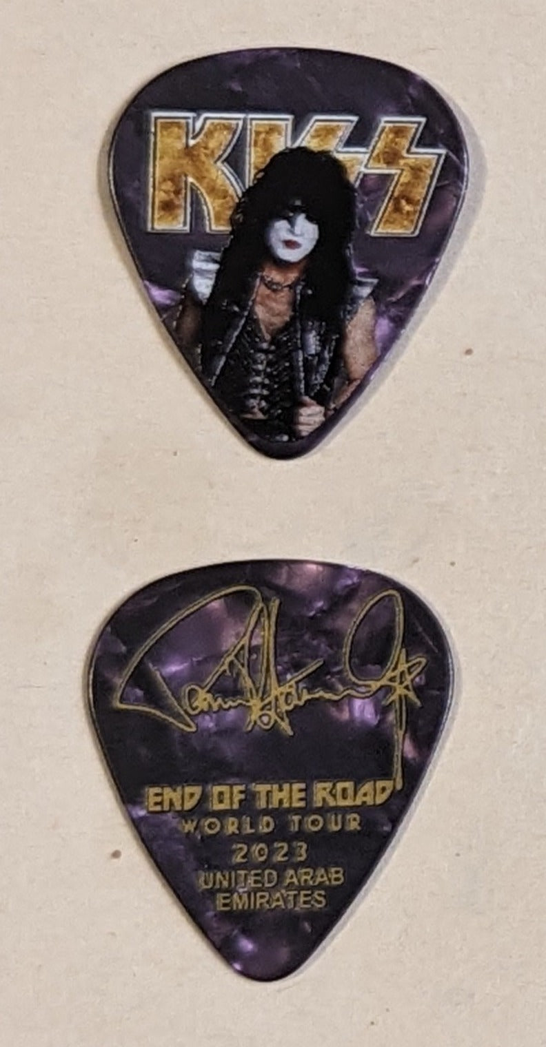KISS 2023 End of the Road Tour DUBAI UAE Guitar Picks