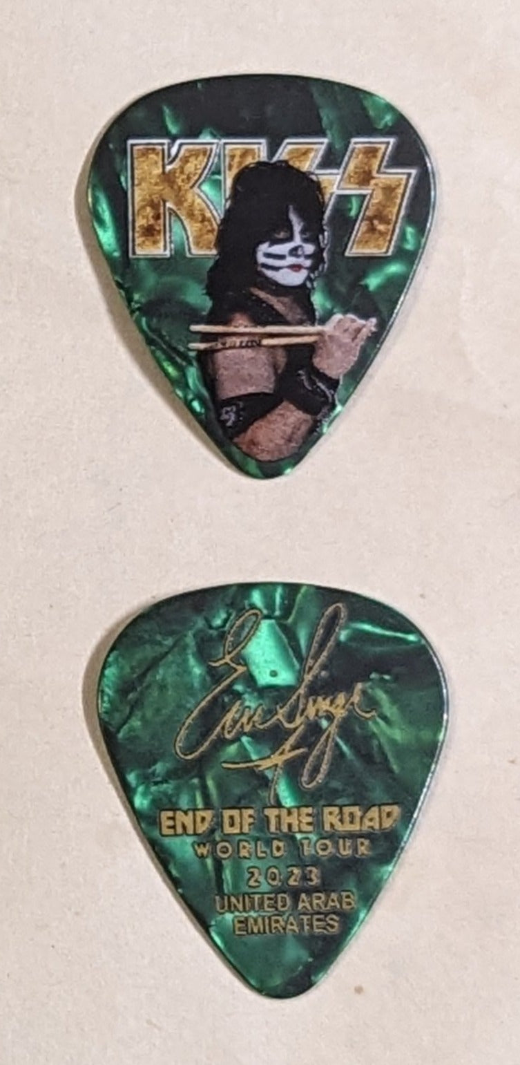 KISS 2023 End of the Road Tour DUBAI UAE Guitar Picks