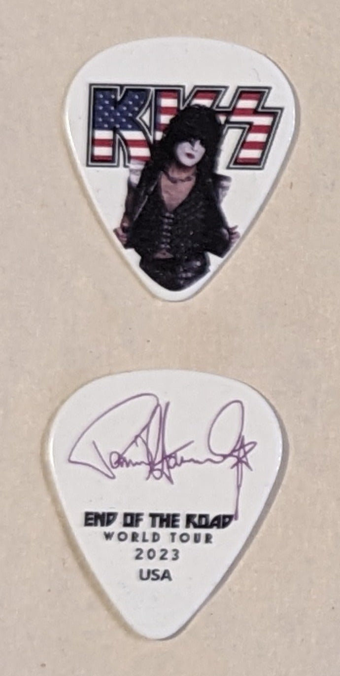 KISS 2023 End of the Road USA Flag Guitar Picks