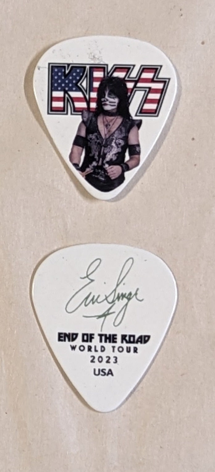 KISS 2023 End of the Road USA Flag Guitar Picks