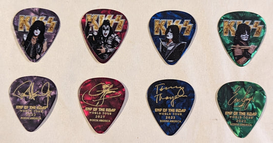 KISS 2023 End of the Road Tour NORTH AMERICA Guitar Picks