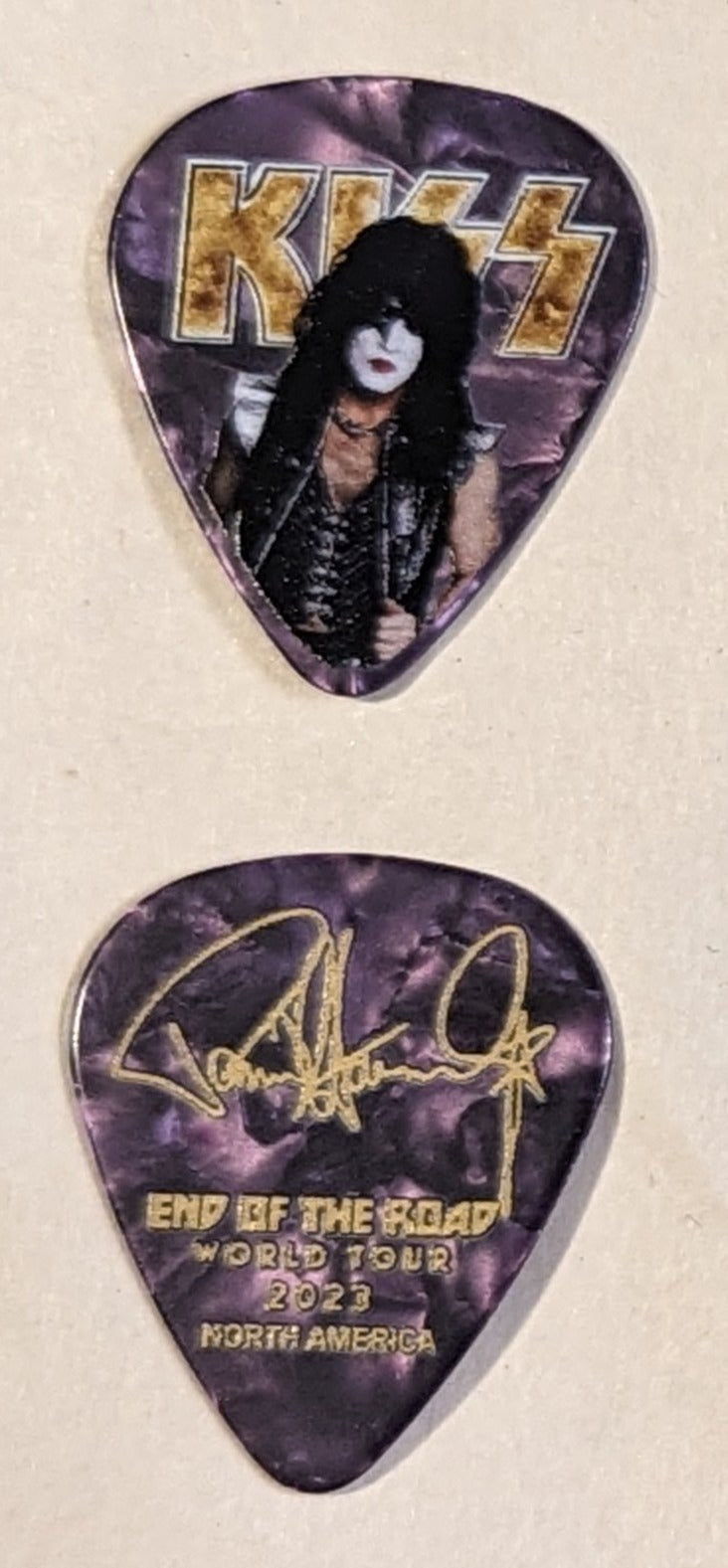 KISS 2023 End of the Road Tour NORTH AMERICA Guitar Picks