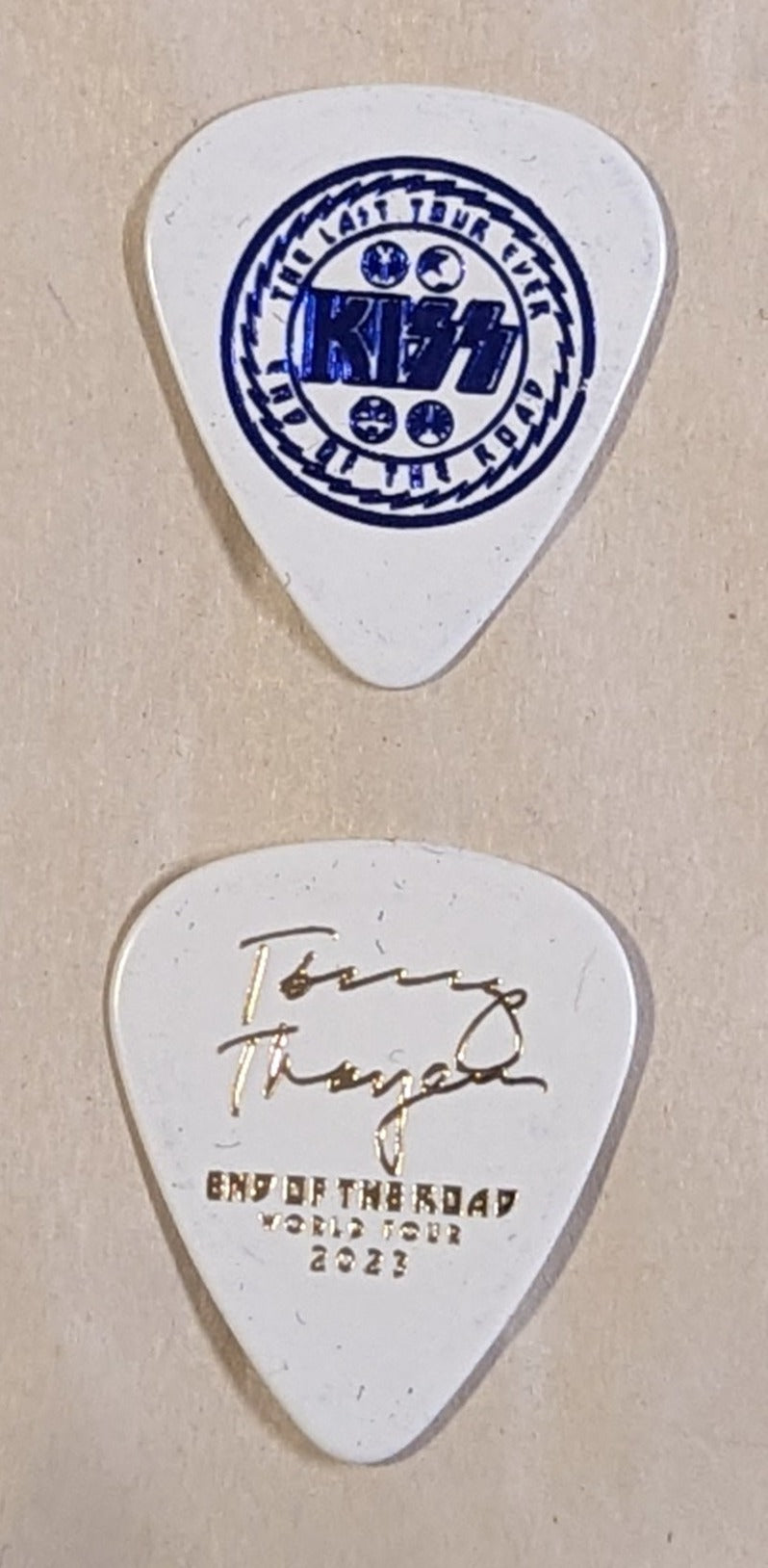 KISS 2023 End of the Road Tour LAST TOUR EVER Colored Foil Guitar Picks