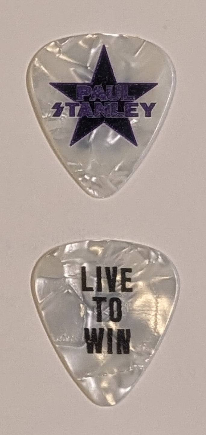 KISS キッス 2021 ギターピック KISS Kruise: Land-Locked In Vegas Pick White Pearl Paul Stanley