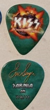 KISS 2011 HSOE SARNIA CANADA 7-6-2011 City Guitar Picks