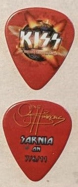 KISS 2011 HSOE SARNIA CANADA 7-6-2011 City Guitar Picks