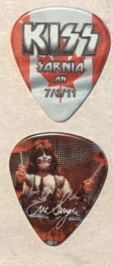 KISS 2011 HSOE SARNIA CANADA 7-6-2011 City Guitar Picks