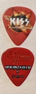 KISS 2011 HSOE SPRINGFIELD 7-18-2011 City Guitar Picks