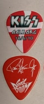 KISS AALBORG DENMARK 16/6/2010 Sonic Boom Over Europe City Guitar Picks