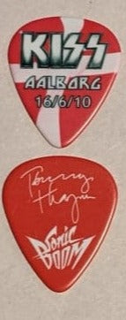 KISS AALBORG DENMARK 16/6/2010 Sonic Boom Over Europe City Guitar Picks