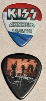 KISS ARNHEM HOLLAND 18/6/2010 Sonic Boom Over Europe City Guitar Picks
