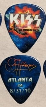 KISS 2010 HSOE ATLANTA 8-31-10 City Guitar Picks