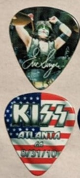 KISS 2010 HSOE ATLANTA 8-31-10 City Guitar Picks