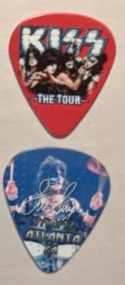 KISS 2012 The Tour ATLANTA 7-24-12 City Guitar Picks