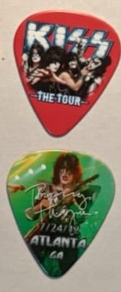 KISS 2012 The Tour ATLANTA 7-24-12 City Guitar Picks