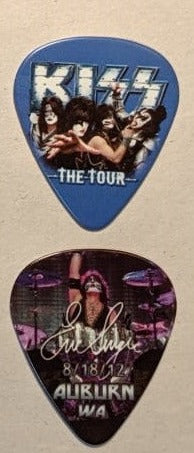KISS 2012 The Tour AUBURN 8-18-12 City Guitar Picks