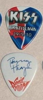 KISS BRATISLAVA SLOVAKIA 29/5/2010 Sonic Boom Over Europe City Guitar Picks