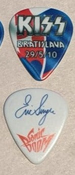 KISS BRATISLAVA SLOVAKIA 29/5/2010 Sonic Boom Over Europe City Guitar Picks