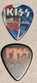 KISS BRATISLAVA SLOVAKIA 29/5/2010 Sonic Boom Over Europe City Guitar Picks