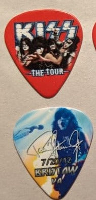 KISS 2012 The Tour BRISTOW 7-20-12 City Guitar Picks