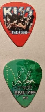 KISS 2012 The Tour BRISTOW 7-20-12 City Guitar Picks