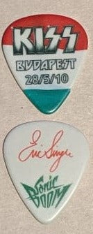 KISS BUDAPEST HUNGARY 28/5/2010 Sonic Boom Over Europe City Guitar Picks