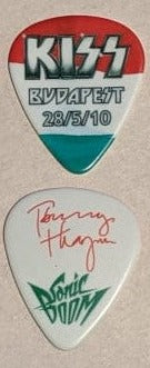KISS BUDAPEST HUNGARY 28/5/2010 Sonic Boom Over Europe City Guitar Picks