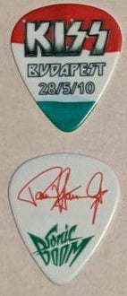 KISS BUDAPEST HUNGARY 28/5/2010 Sonic Boom Over Europe City Guitar Picks