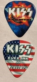 KISS 2010 HSOE BURBANK 7-19-10 City Guitar Picks