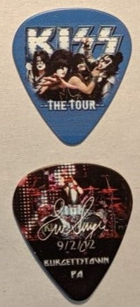 KISS 2012 The Tour BURGETTSTOWN 9-2-12 City Guitar Picks