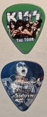 KISS 2012 The Tour CAMDEN 9-19-12 City Guitar Picks