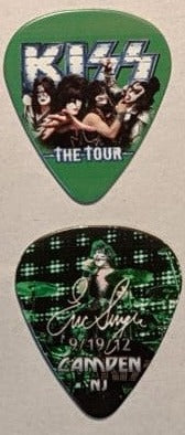 KISS 2012 The Tour CAMDEN 9-19-12 City Guitar Picks