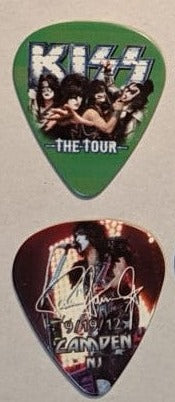 KISS 2012 The Tour CAMDEN 9-19-12 City Guitar Picks