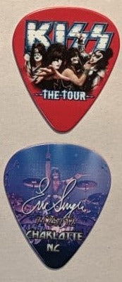 KISS 2012 The Tour CHARLOTTE 7-25-12 City Guitar Picks