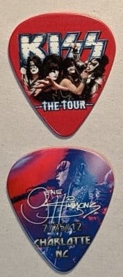KISS 2012 The Tour CHARLOTTE 7-25-12 City Guitar Picks