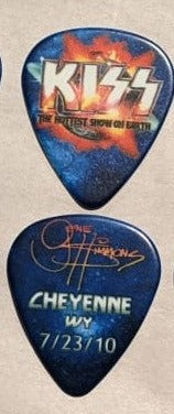 KISS 2010 HSOE CHEYENNE 7-23-10 City Guitar Picks