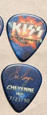 KISS 2010 HSOE CHEYENNE 7-23-10 City Guitar Picks